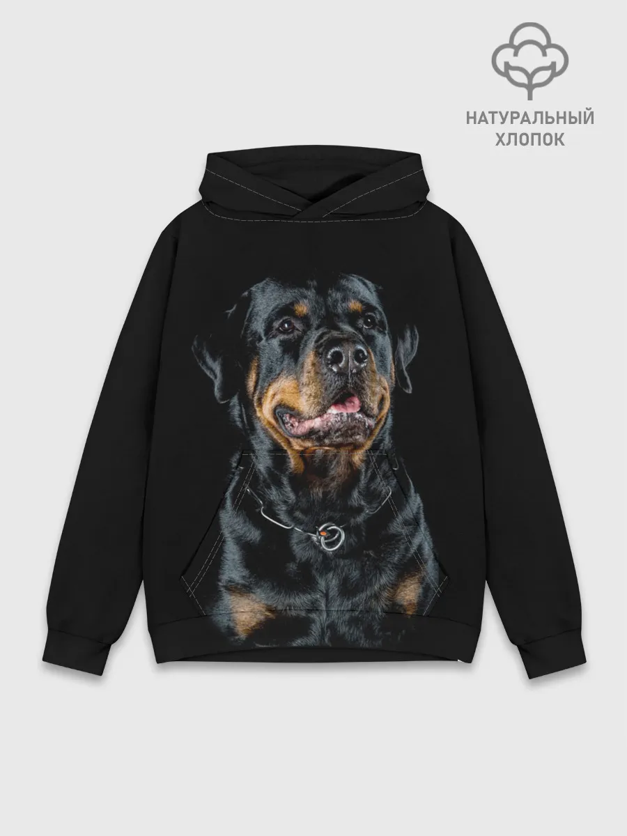 Худи мужской база хлопок / Ротвейлер