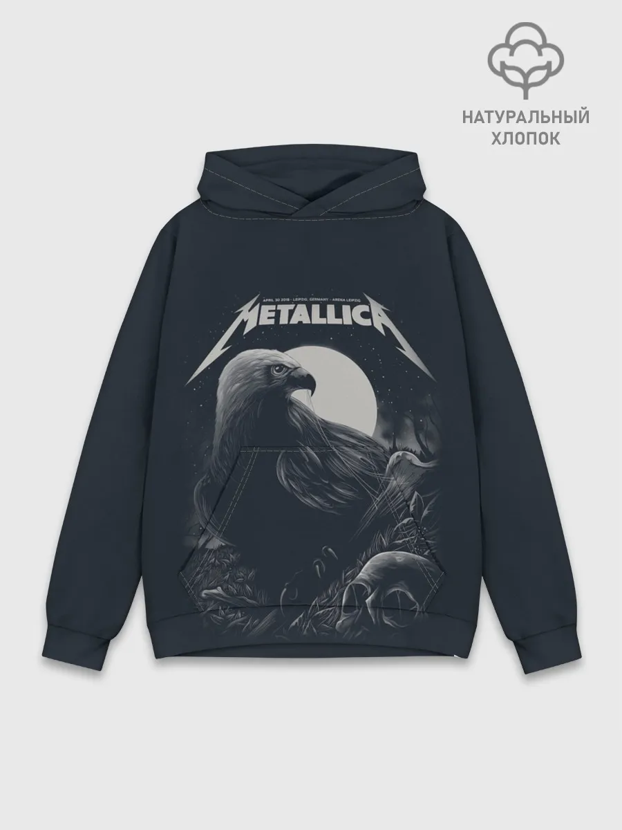 Худи мужской база хлопок / Metallica