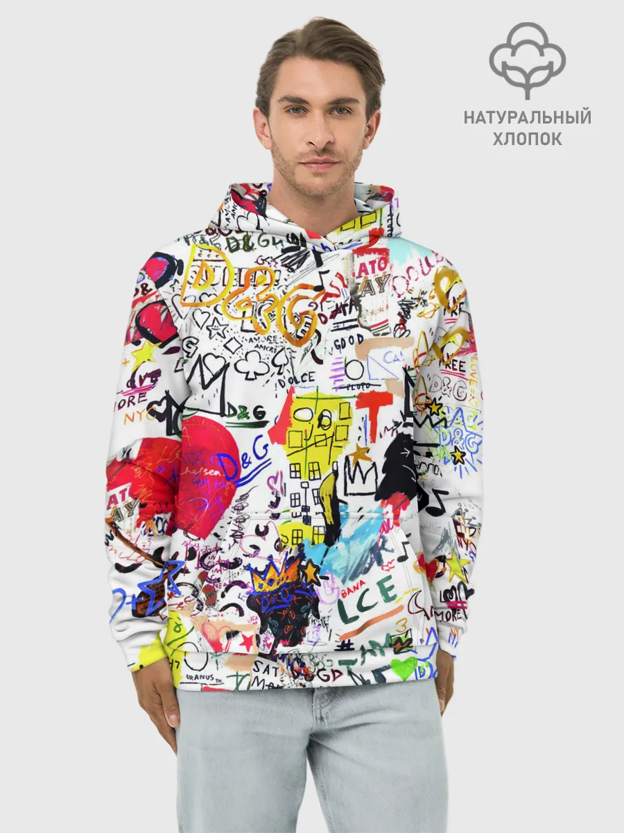 Худи мужской база хлопок / DG paint