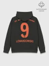 Худи мужской база хлопок / Lewandowski third 19-20