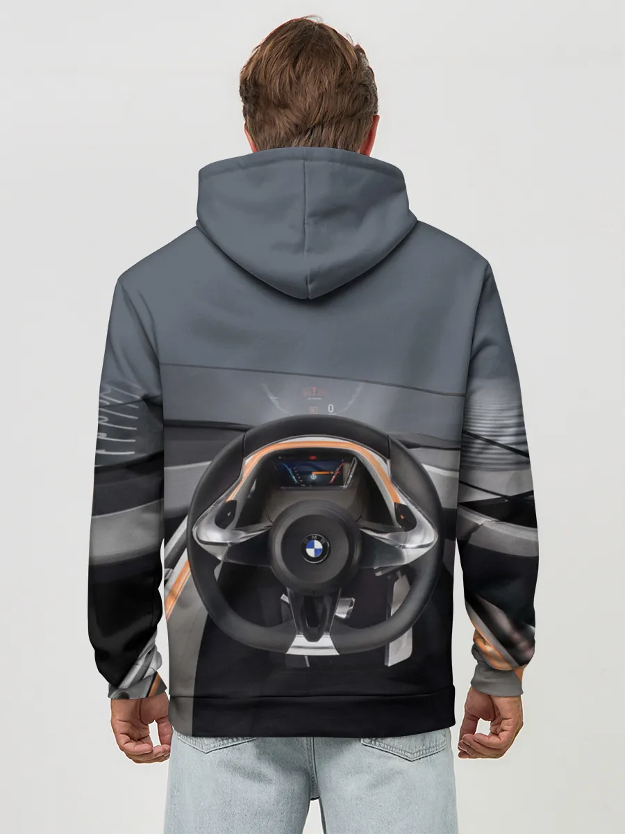 Худи мужской база хлопок / BMW