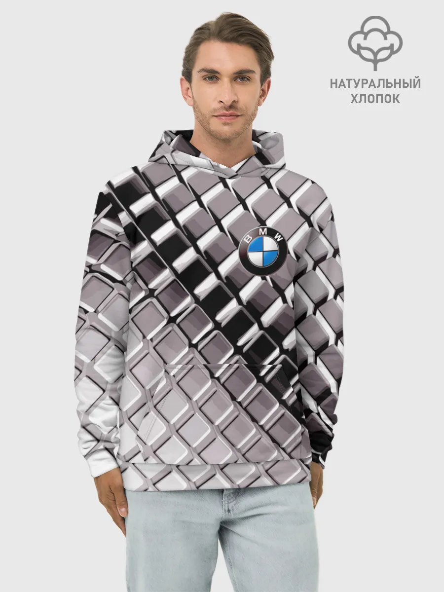 Худи мужской база хлопок / BMW
