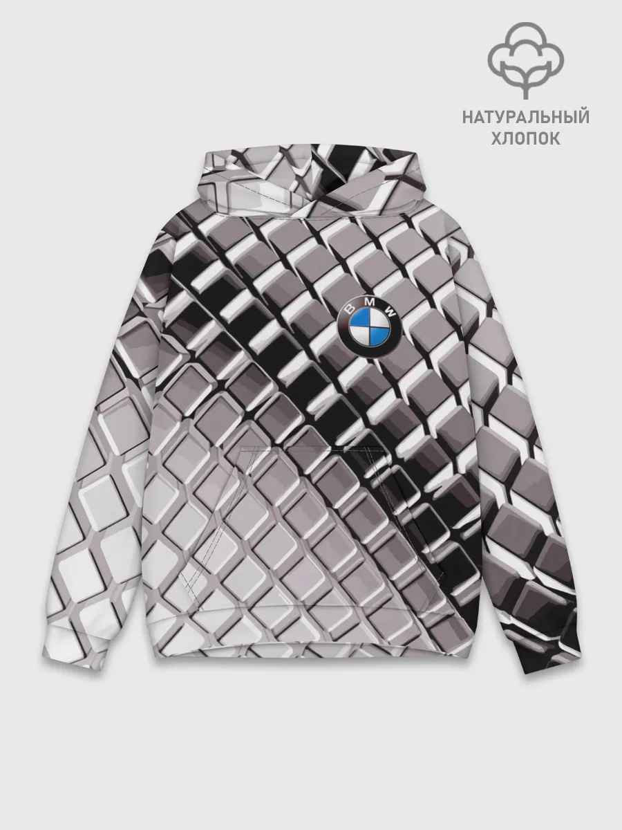 Худи мужской база хлопок / BMW