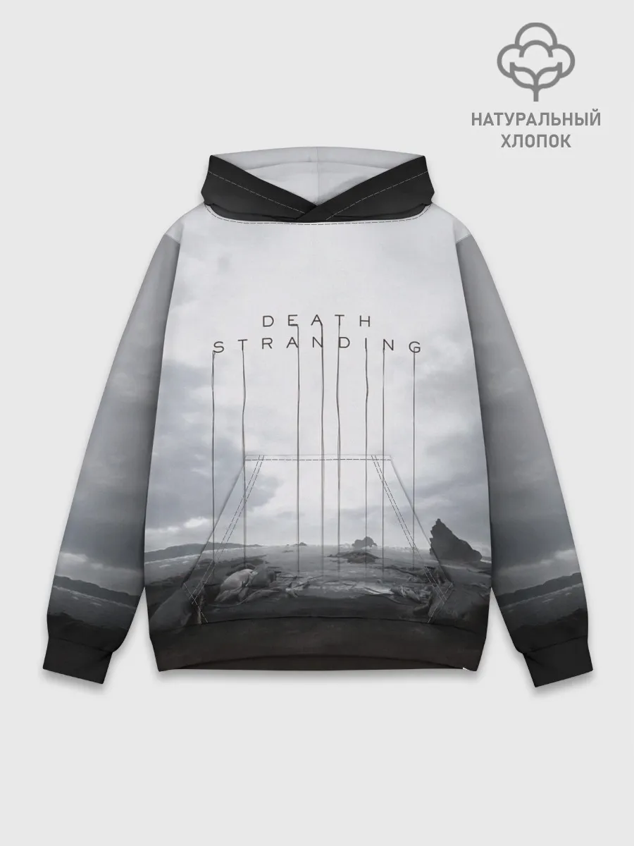 Худи мужской база хлопок / DEATH STRANDING