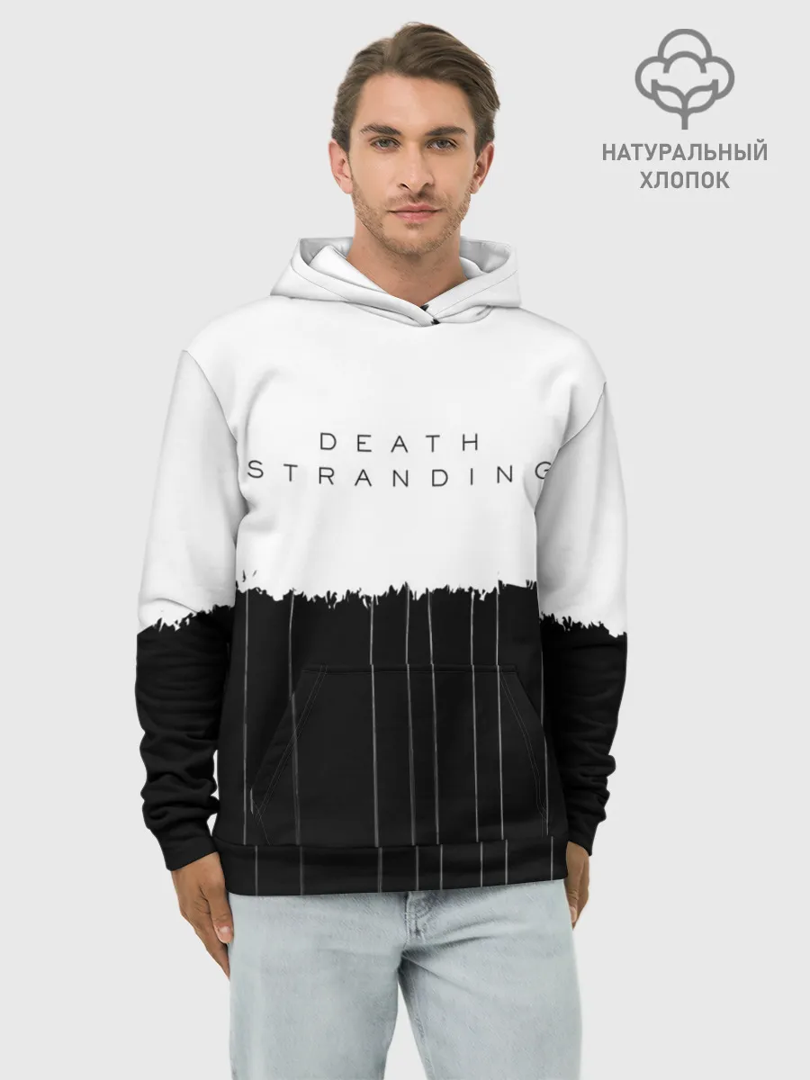 Худи мужской база хлопок / DEATH STRANDING