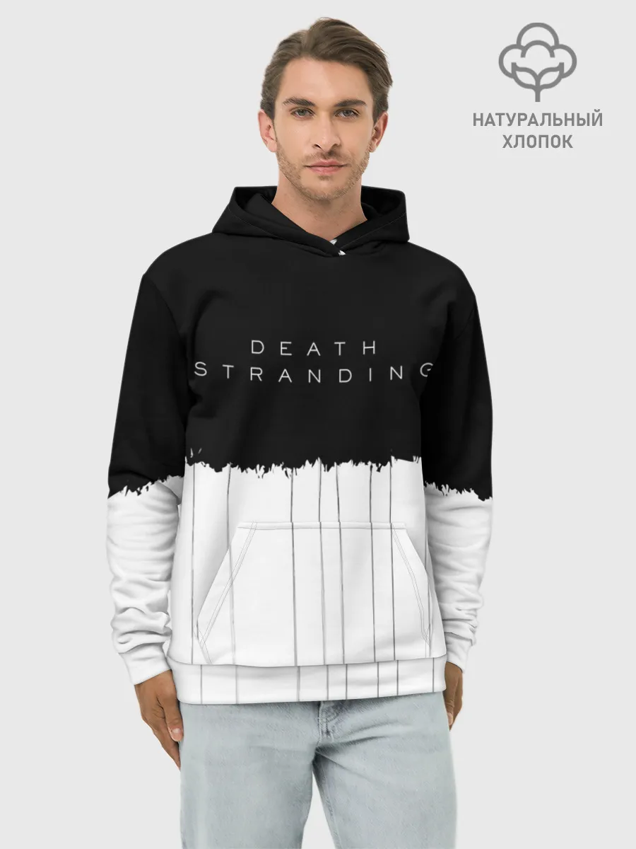 Худи мужской база хлопок / DEATH STRANDING