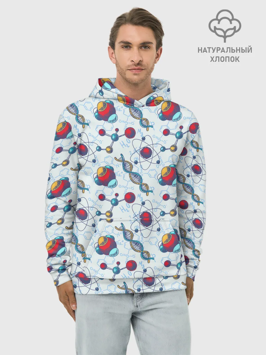 Худи мужской база хлопок / Science art