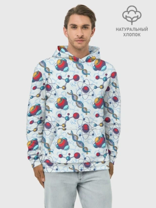 Худи мужской база хлопок / Science art