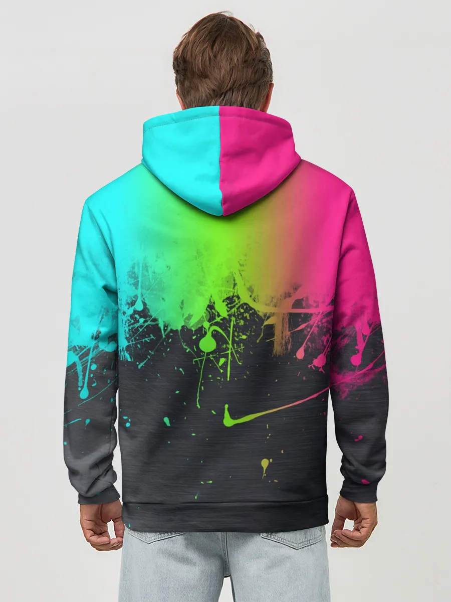 Худи мужской база хлопок / Фосфор