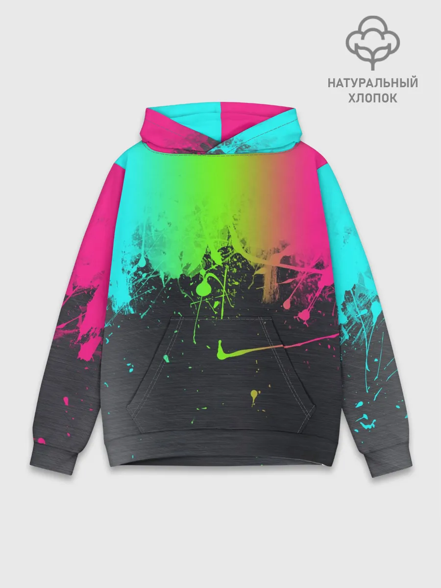 Худи мужской база хлопок / Фосфор