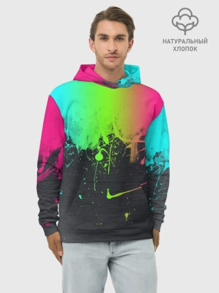 Худи мужской база хлопок / Фосфор