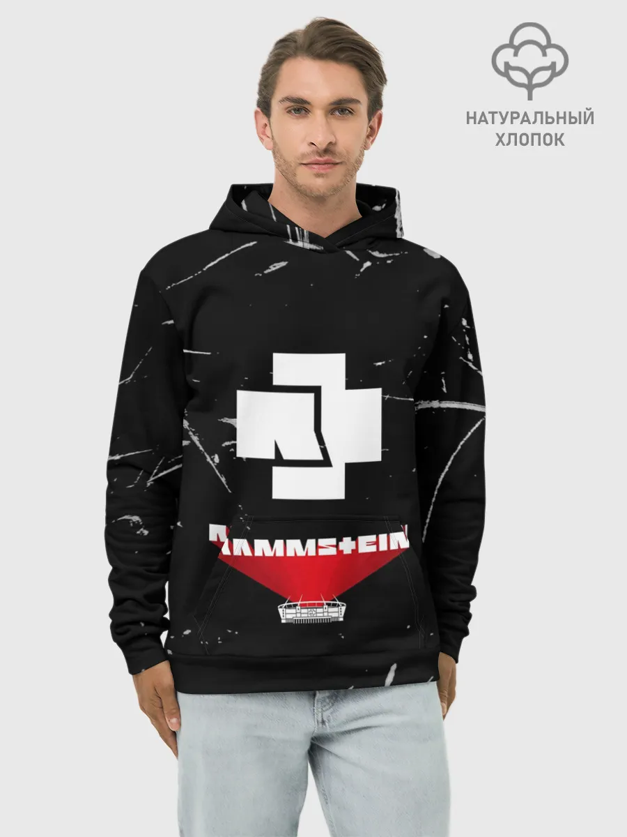 Худи мужской база хлопок / RAMMSTEIN