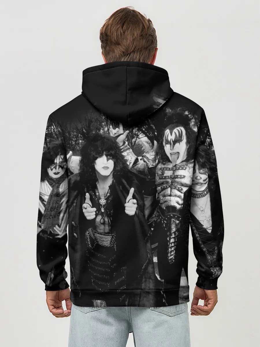 Худи мужской база хлопок / Kiss