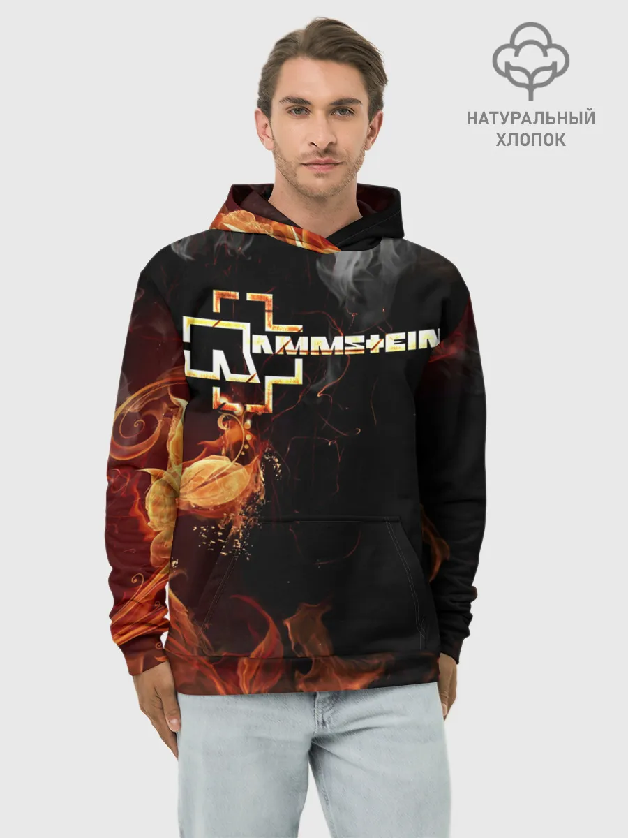 Худи мужской база хлопок / Rammstein