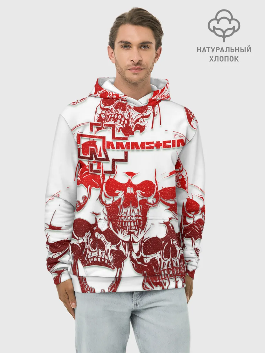 Худи мужской база хлопок / Rammstein