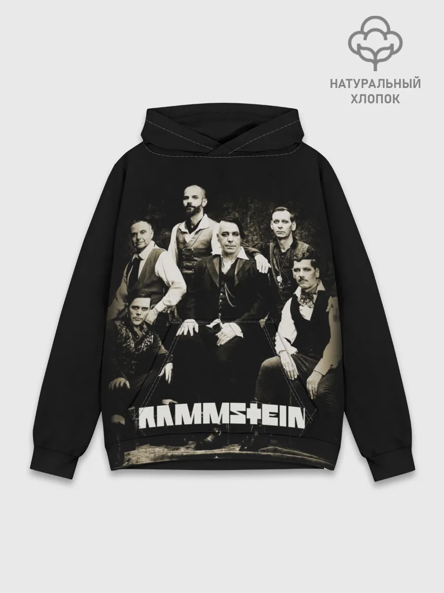Худи мужской база хлопок / Rammstein