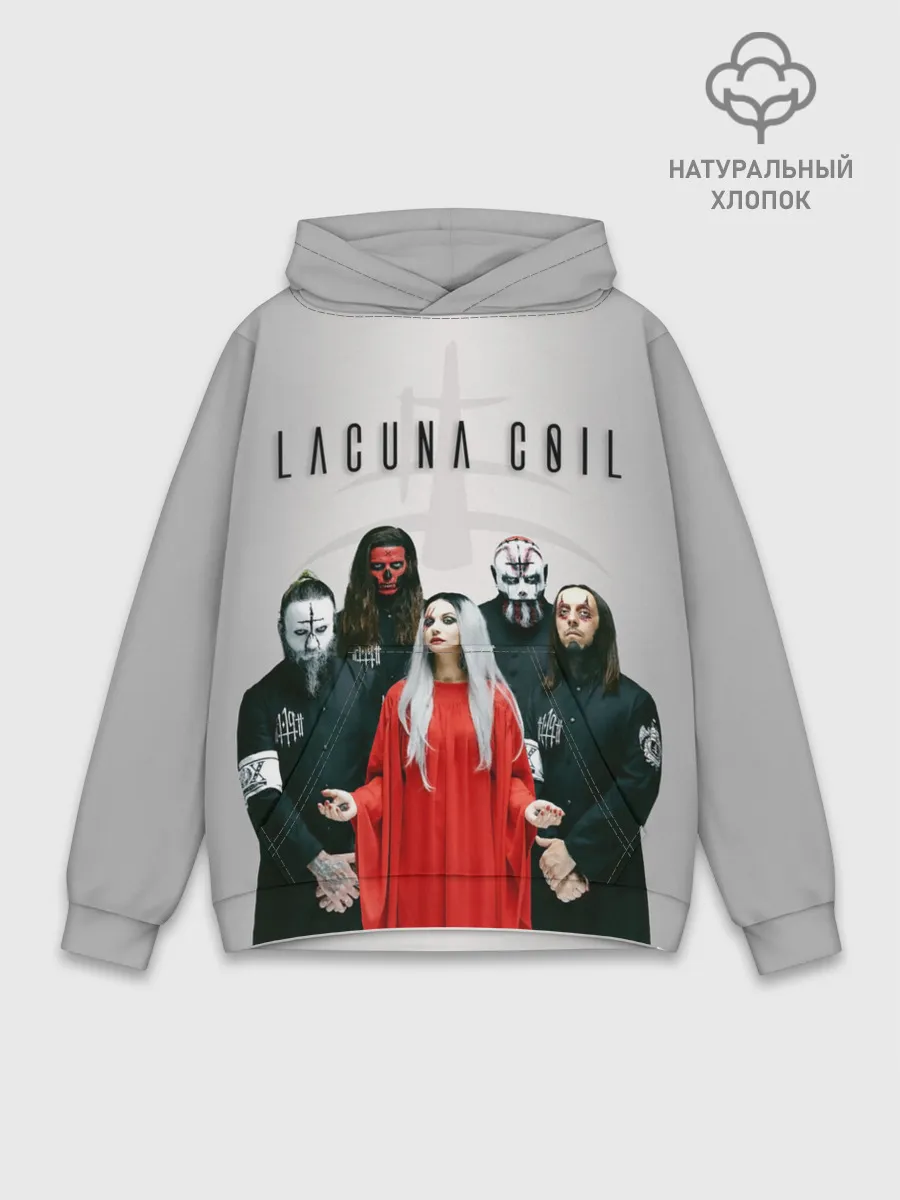 Худи мужской база хлопок / Lacuna Coil