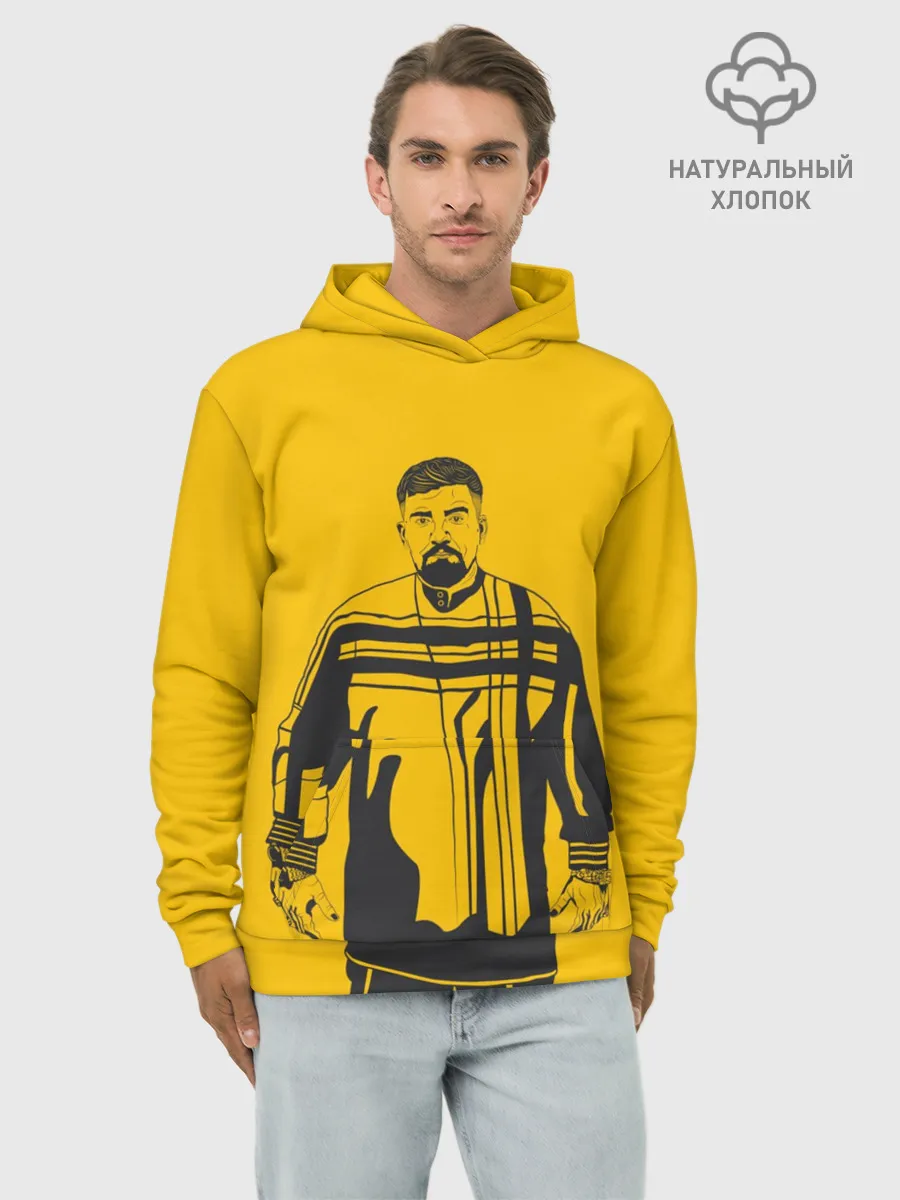 Худи мужской база хлопок / Баста