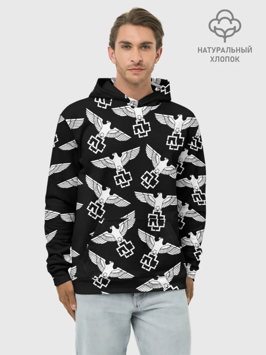 Худи мужской база хлопок / Rammstein