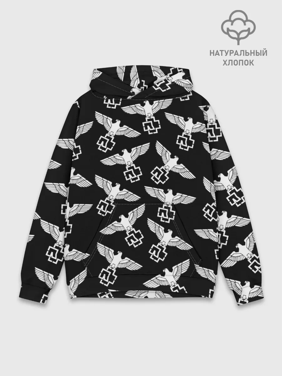 Худи мужской база хлопок / Rammstein