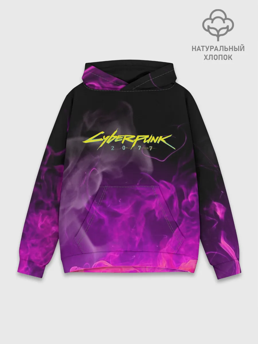 Худи мужской база хлопок / CYBERPUNK 2077