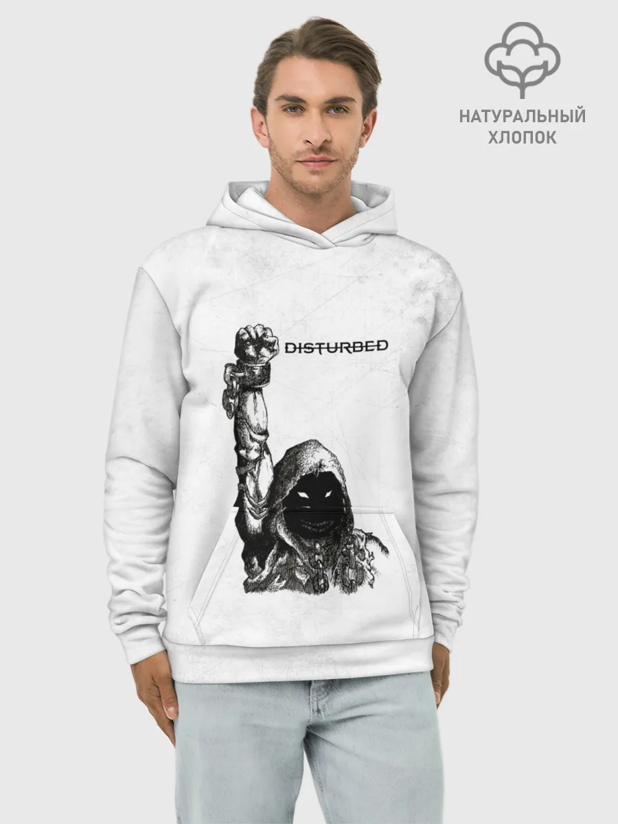 Худи мужской база хлопок / Disturbed