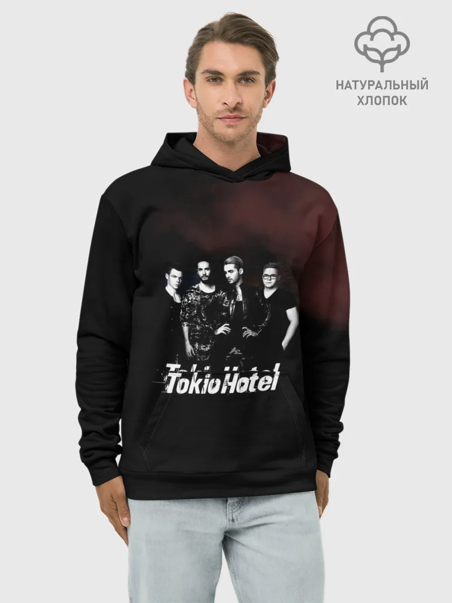 Худи мужской база хлопок / Tokio Hotel