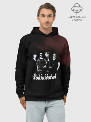 Худи мужской база хлопок / Tokio Hotel