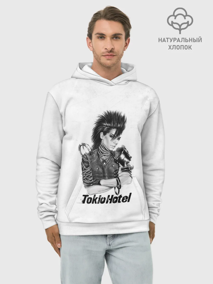 Худи мужской база хлопок / Tokio Hotel