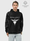 Худи мужской база хлопок / Bon Jovi