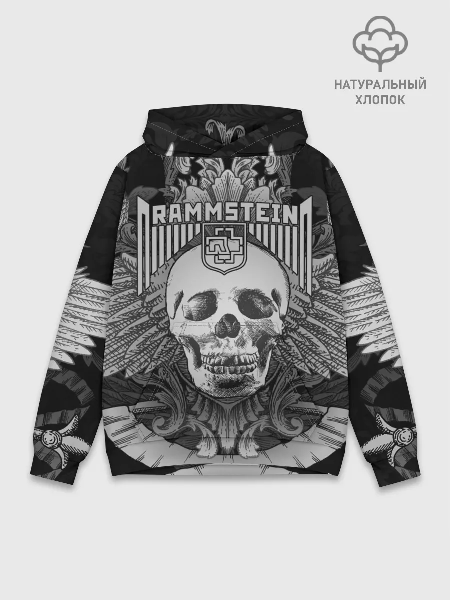 Худи мужской база хлопок / Rammstein