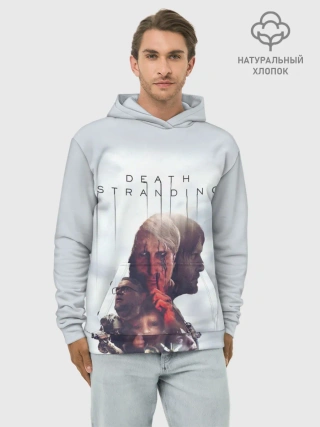 Худи мужской база хлопок / Death Stranding
