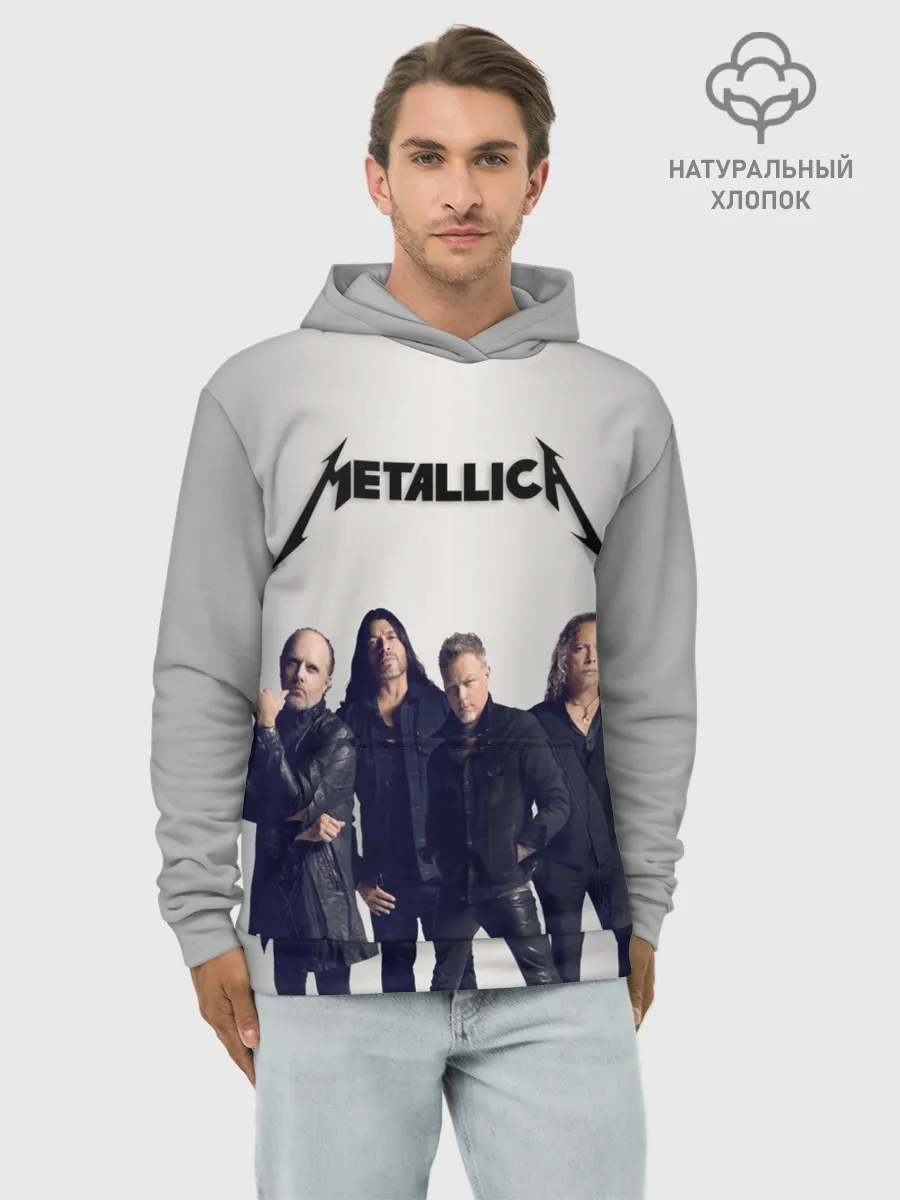 Худи мужской база хлопок / Metallica