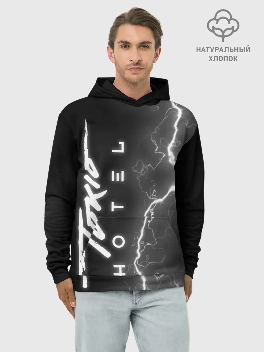 Худи мужской база хлопок / Tokio Hotel