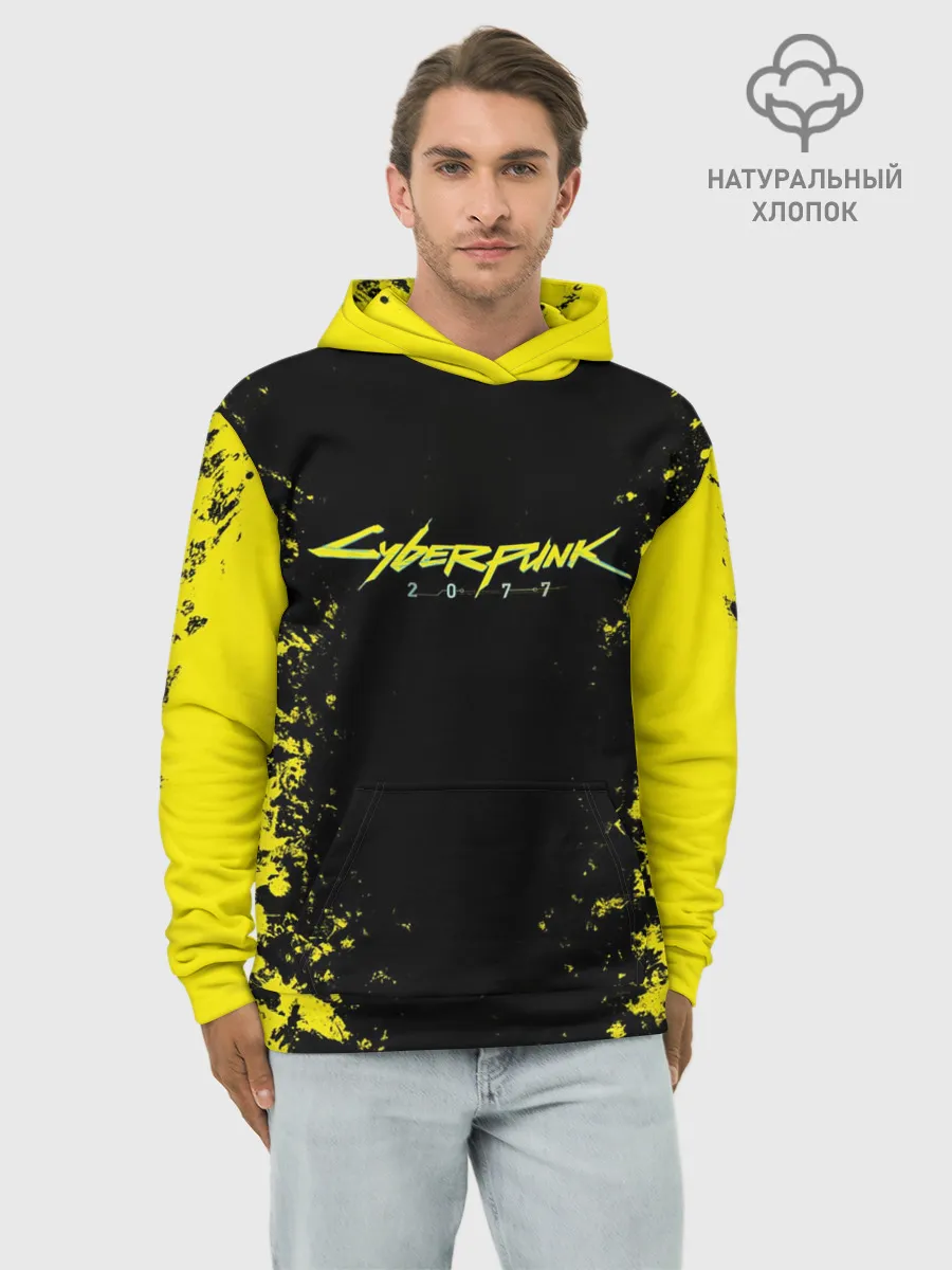 Худи мужской база хлопок / CYBERPUNK 2077