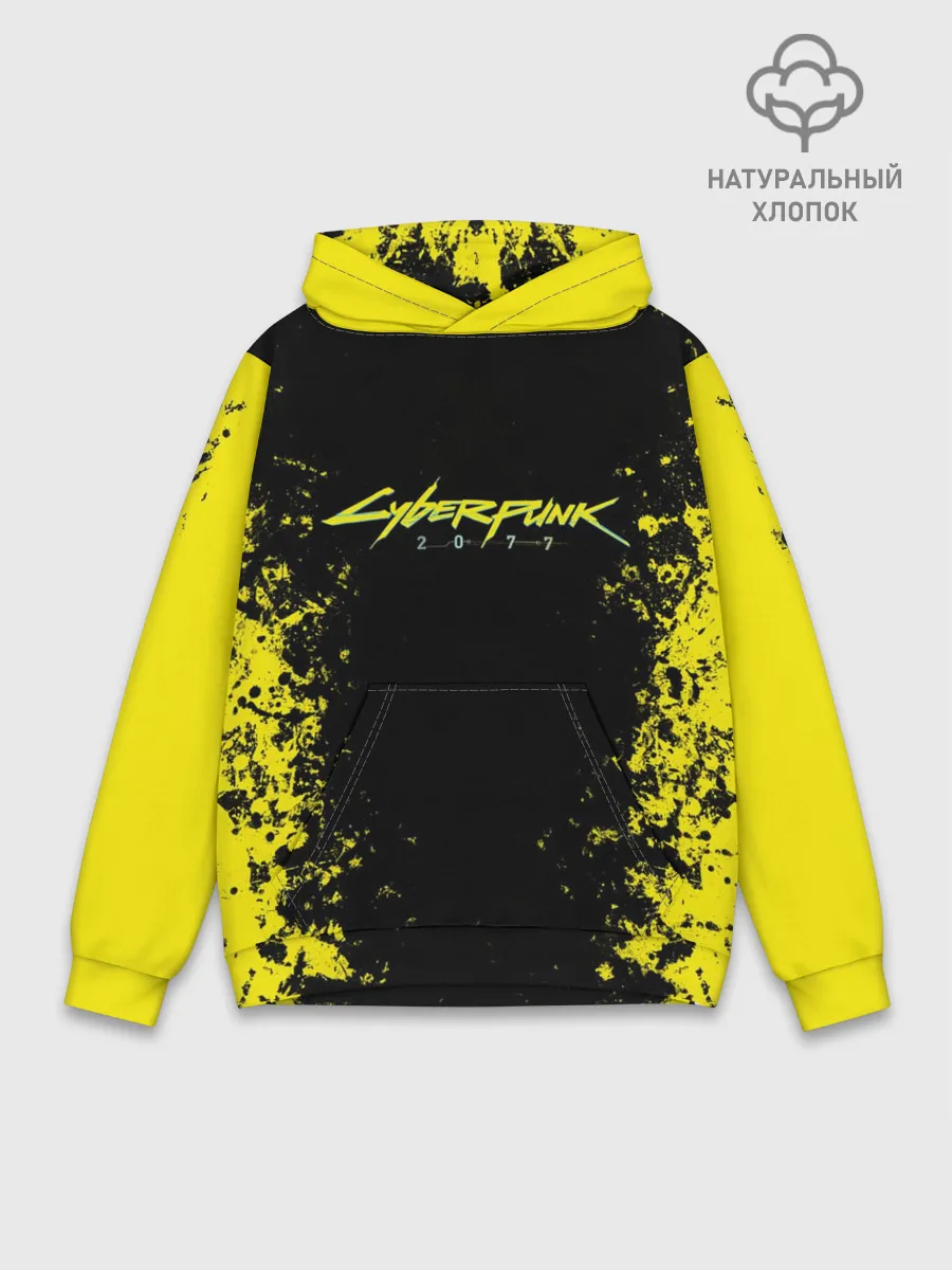 Худи мужской база хлопок / CYBERPUNK 2077