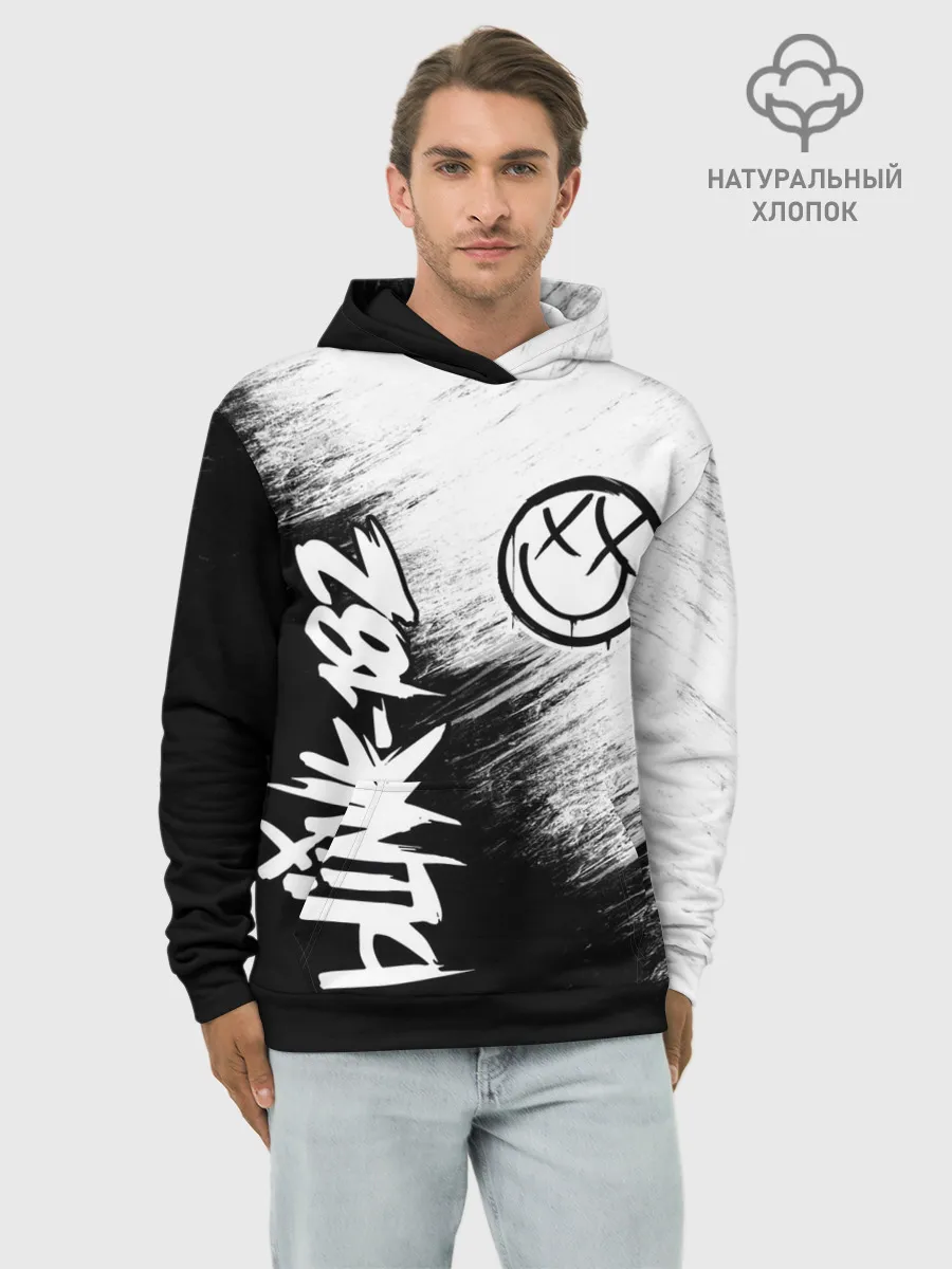 Худи мужской база хлопок / Blink-182