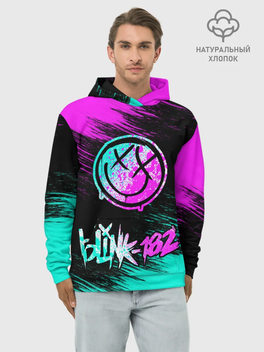 Худи мужской база хлопок / Blink-182