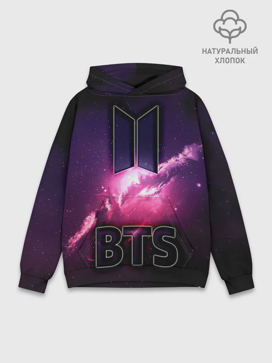 Худи мужской база хлопок / РЮКЗАК BTS