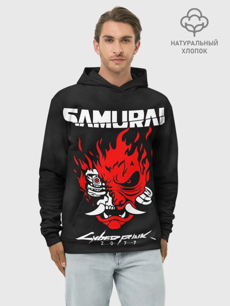 Худи мужской база хлопок / Cyberpunk 2077