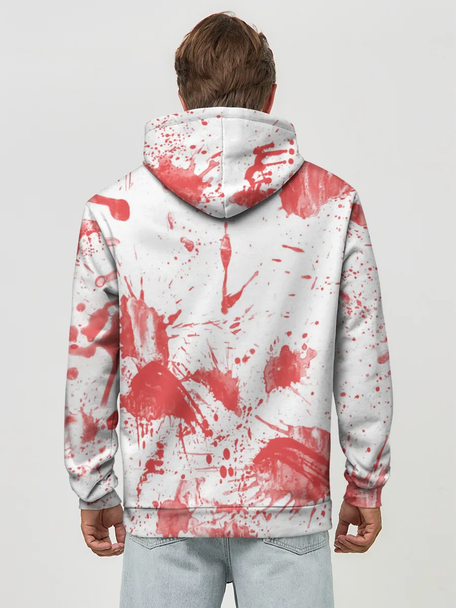 Худи мужской база хлопок / Красня кровь