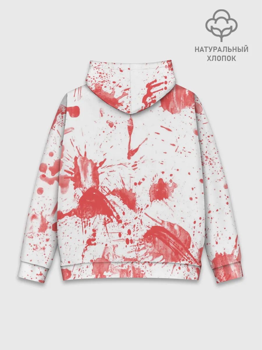 Худи мужской база хлопок / Красня кровь