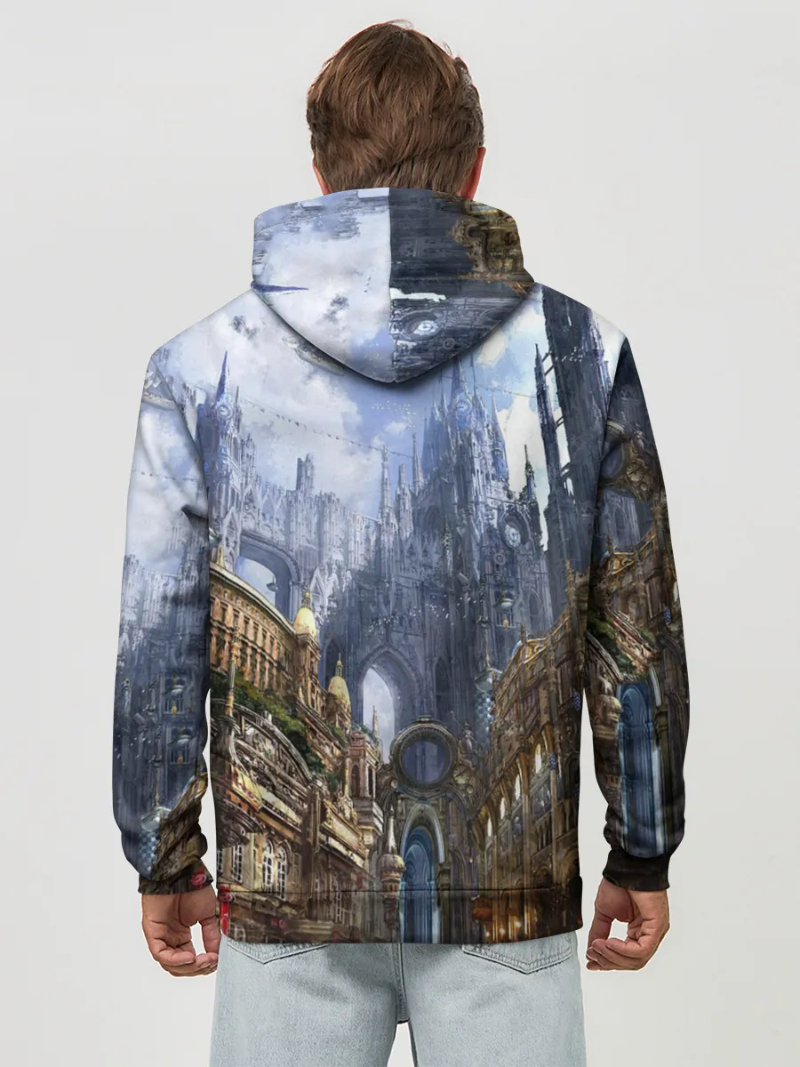 Худи мужской база хлопок / Древний город