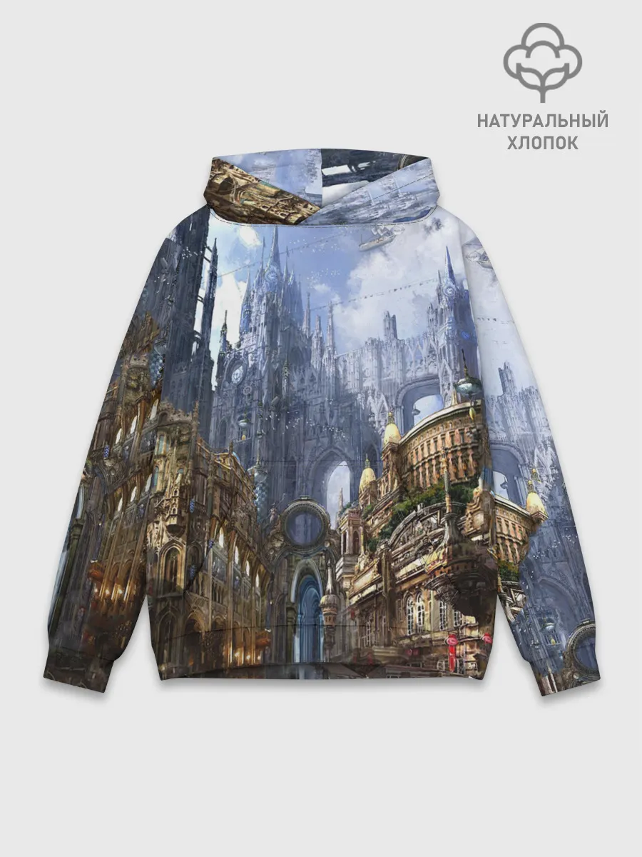 Худи мужской база хлопок / Древний город