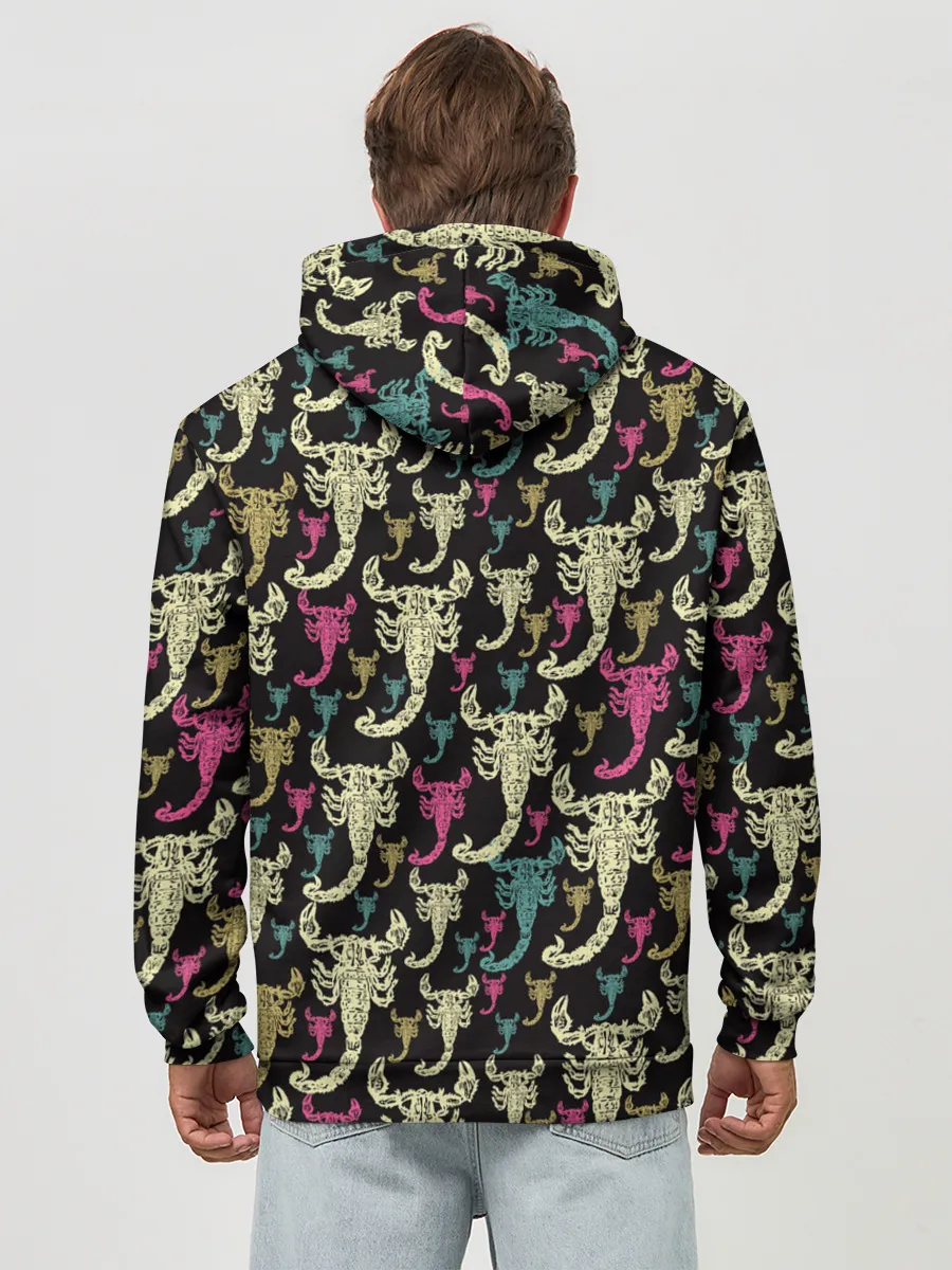 Худи мужской база хлопок / Скорпионы