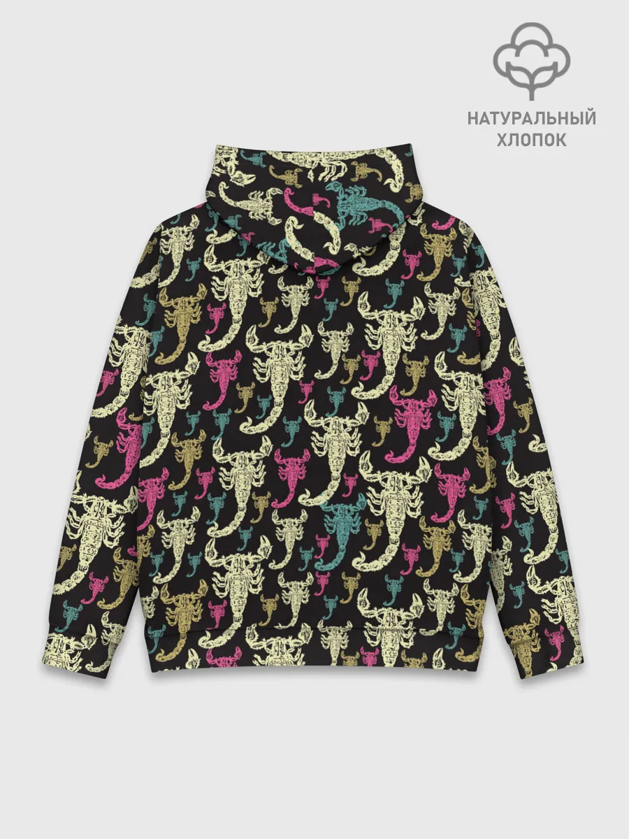 Худи мужской база хлопок / Скорпионы