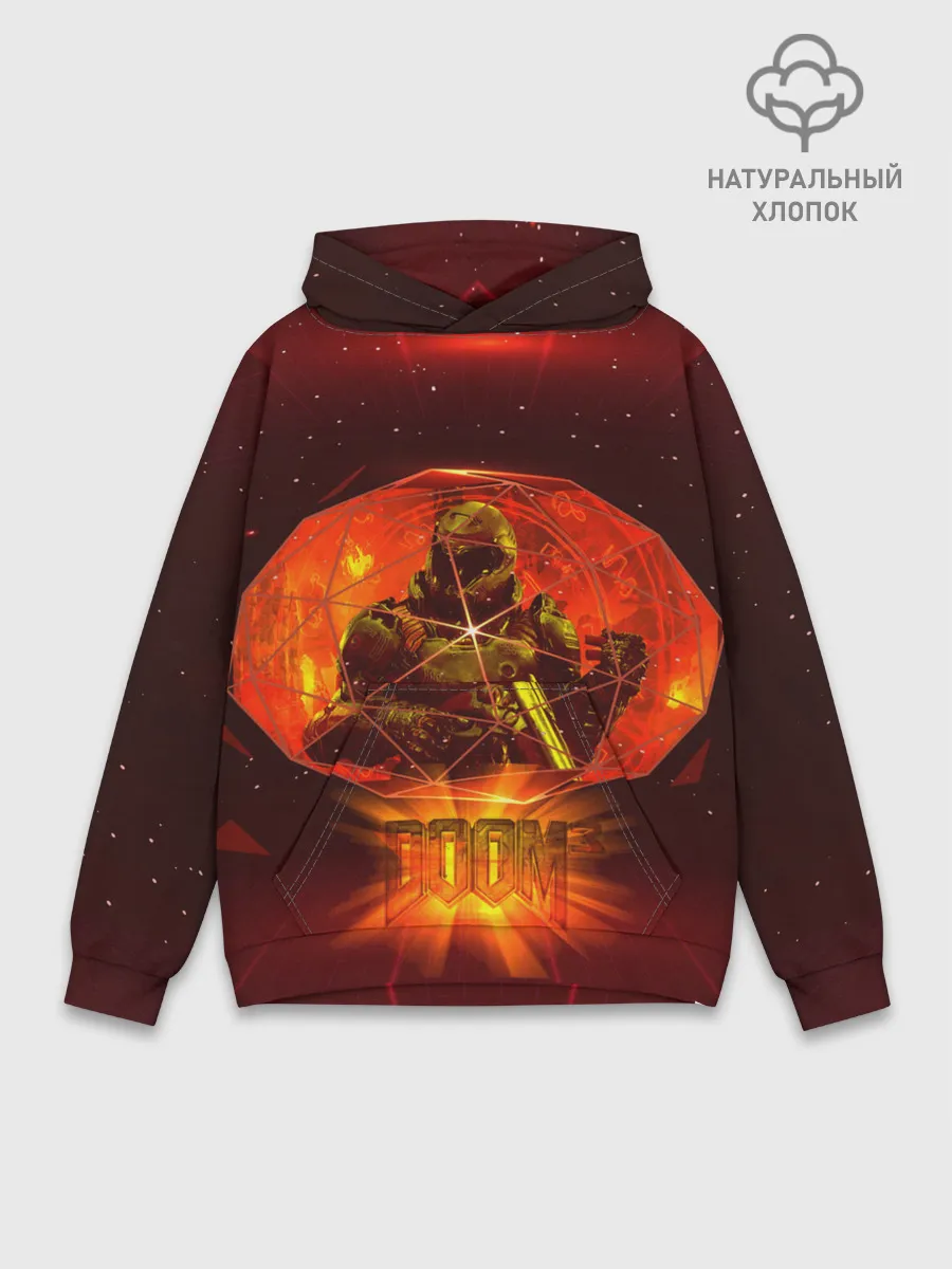 Худи мужской база хлопок / Doom Enternal