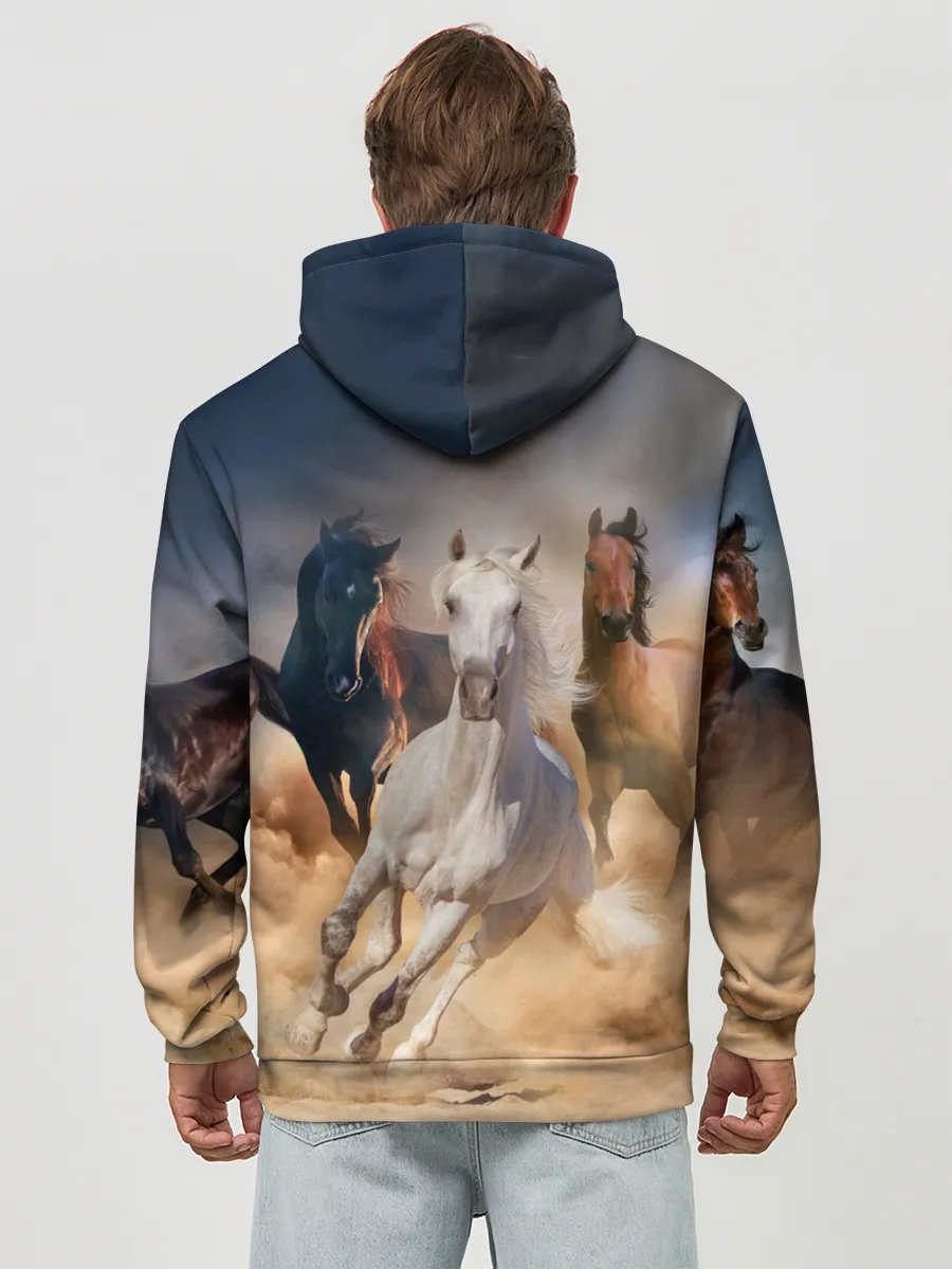 Худи мужской база хлопок / Табун