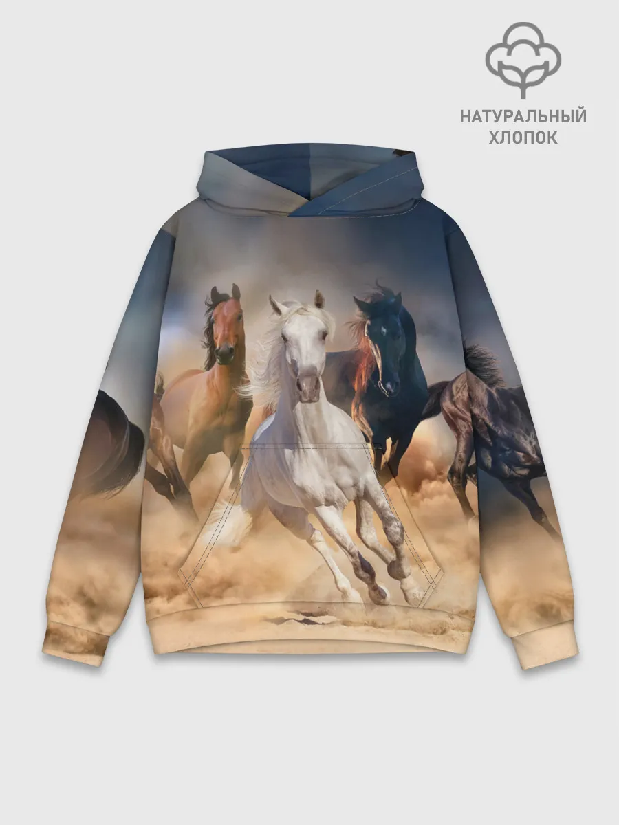 Худи мужской база хлопок / Табун