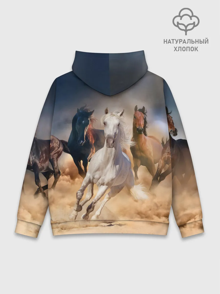 Худи мужской база хлопок / Табун